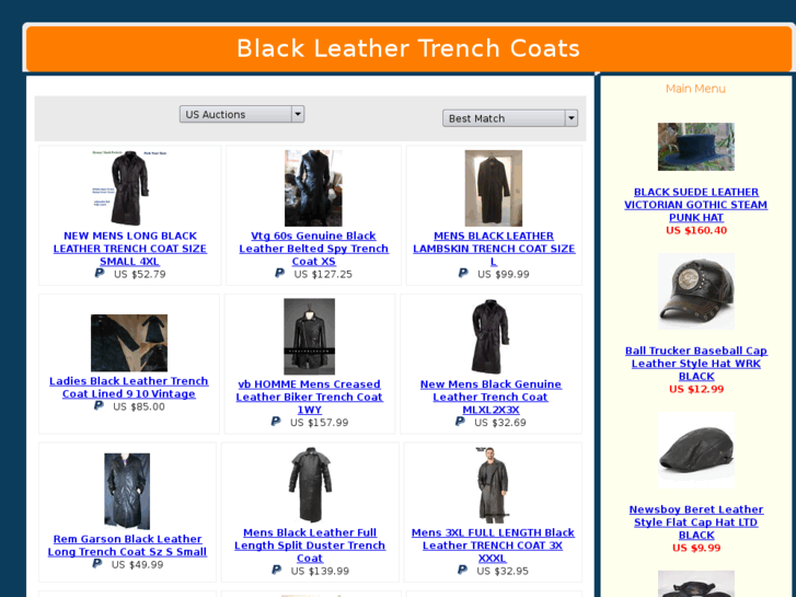 www.blackleathertrenchcoat.com