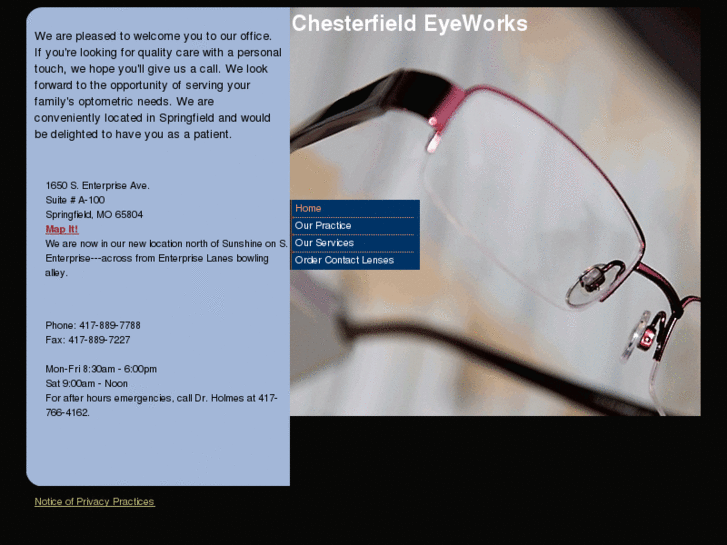 www.chesterfieldeyeworks.com