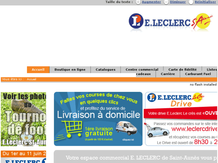 www.leclercsaintaunes.com