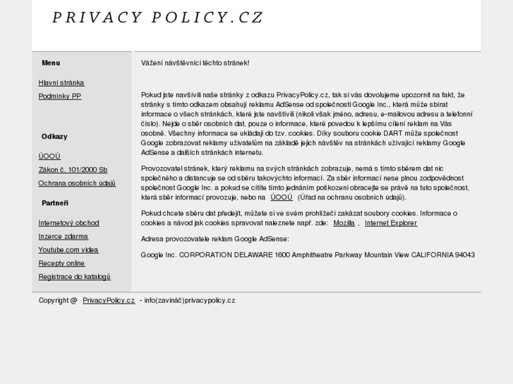 www.privacypolicy.cz