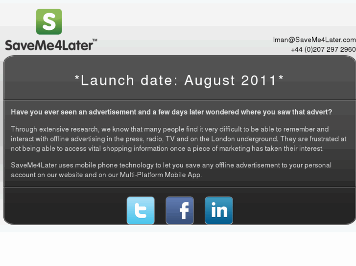 www.savemefourlater.net