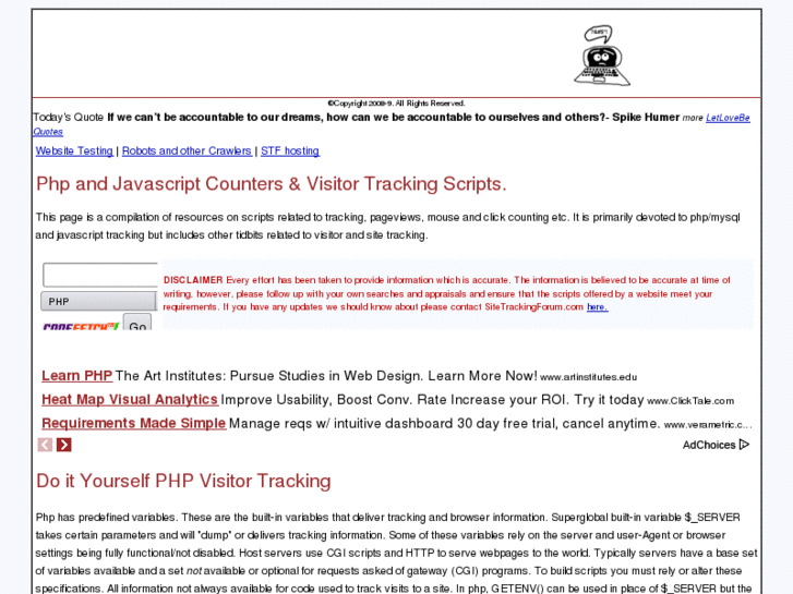 www.sitetrackingforum.com