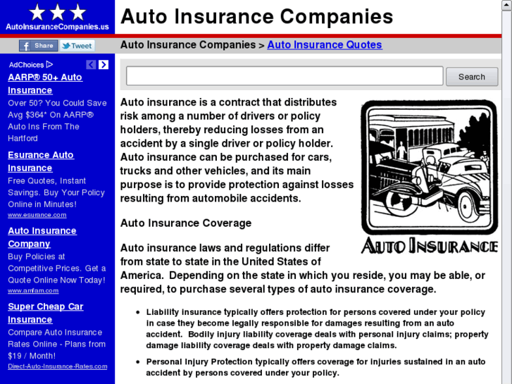 www.autoinsurancecompanies.us