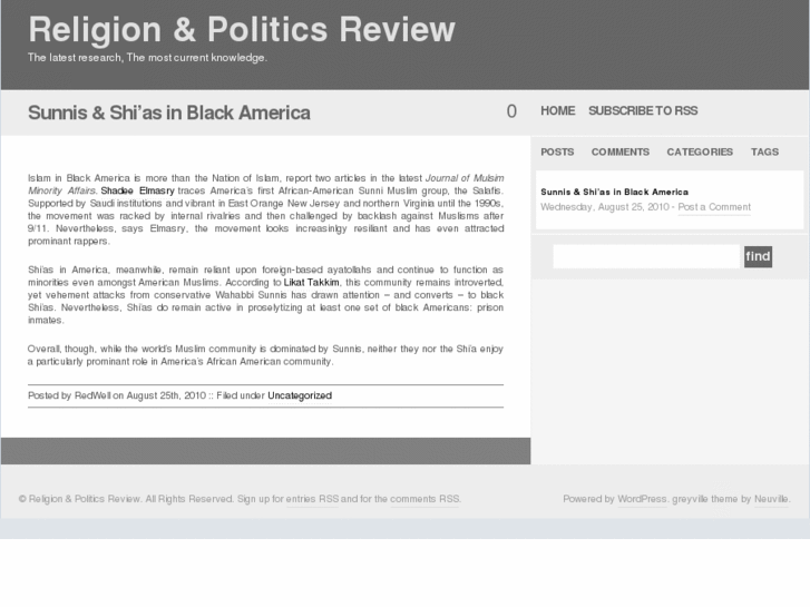 www.religionandpoliticsreview.com