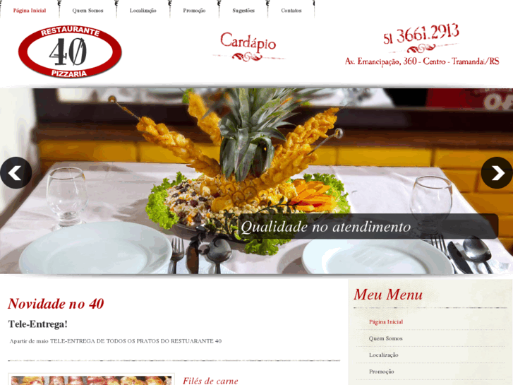www.restaurante40.com.br