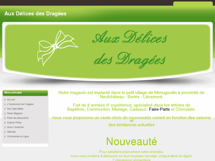 www.auxdelicesdesdragees.be