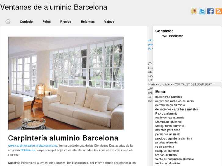 www.carpinteriaaluminiobarcelona.es