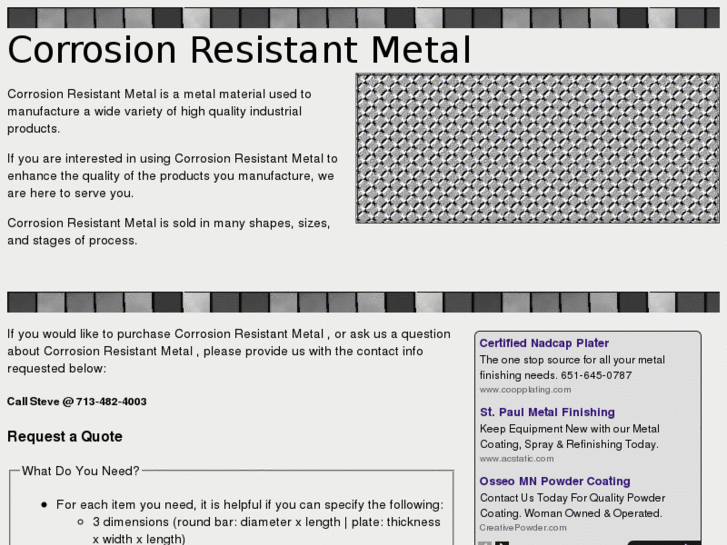 www.corrosionresistantmetal.com