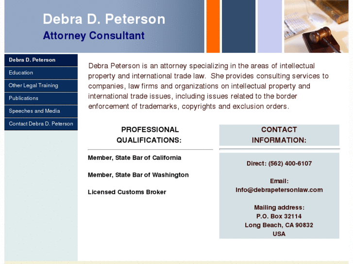 www.debrapetersonlaw.com