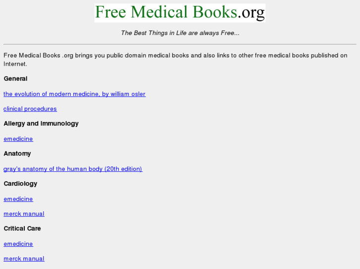 www.freemedicalbooks.org