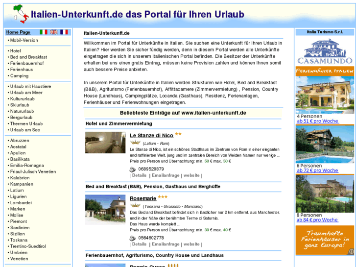 www.italien-unterkunft.de