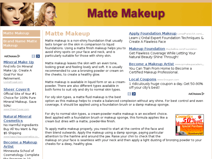 www.mattemakeup.net