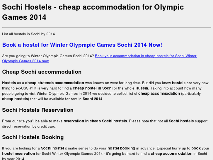 www.sochihostels.com