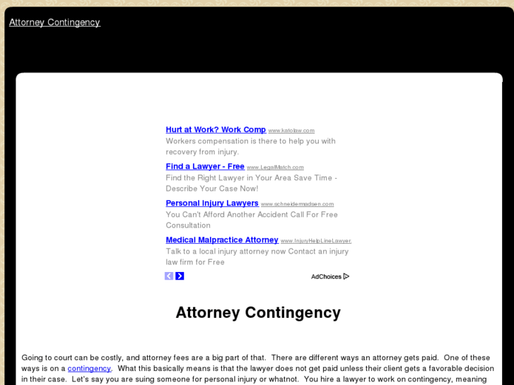 www.attorneycontingency.com