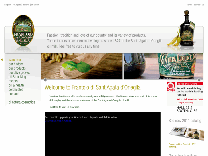 www.frantoiosantagata.com