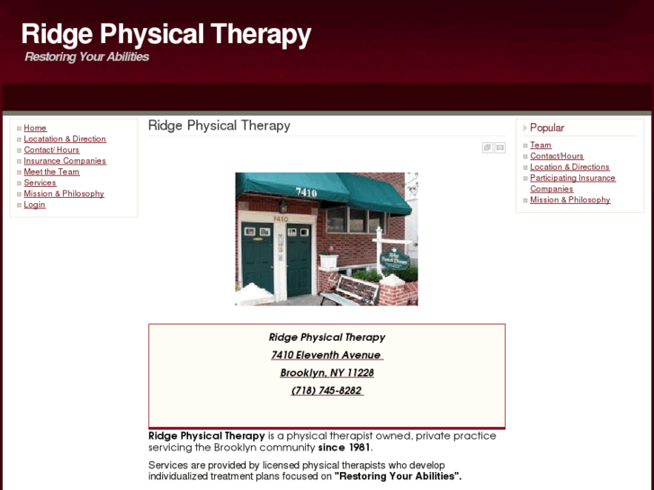 www.ridgephysicaltherapy.com