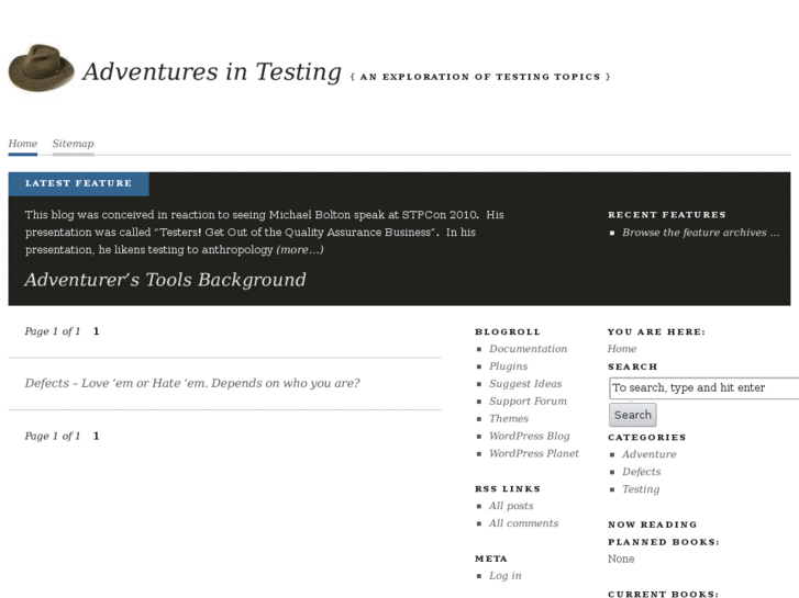 www.adventuresinsoftwaretesting.org