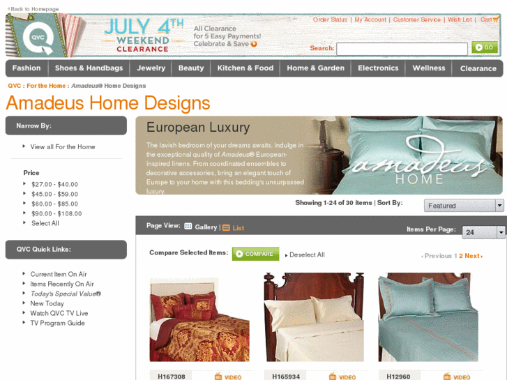 www.amadeusbedding.com