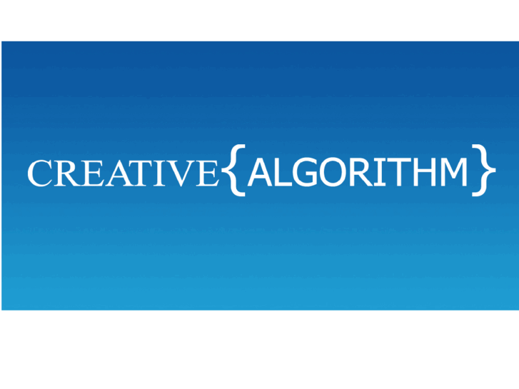 www.creativealgorithm.info