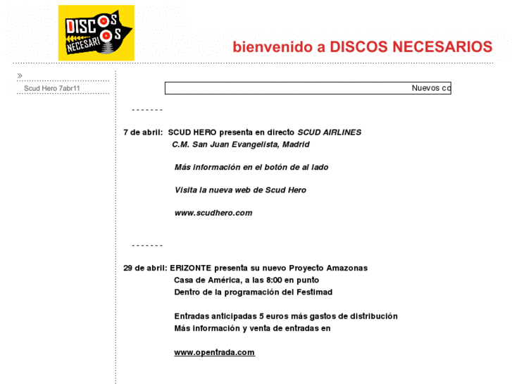 www.discosnecesarios.com