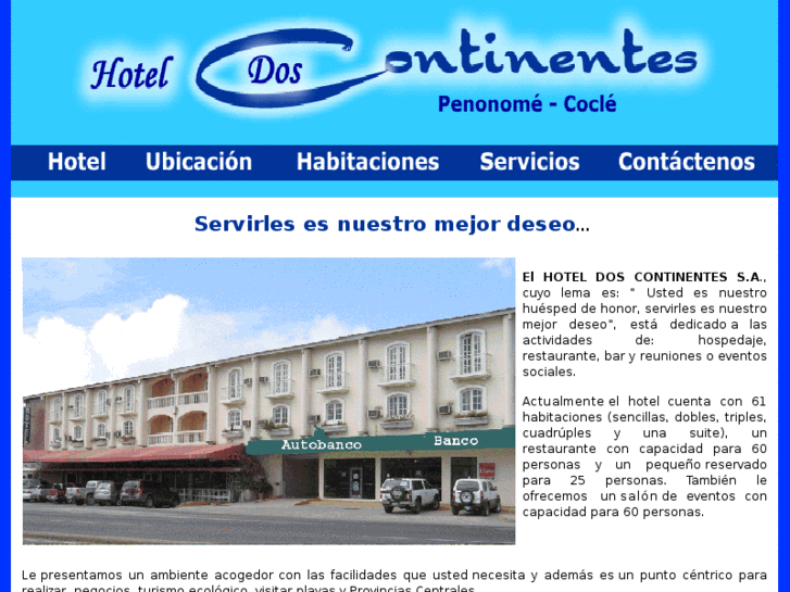 www.hoteldoscontinentes.net