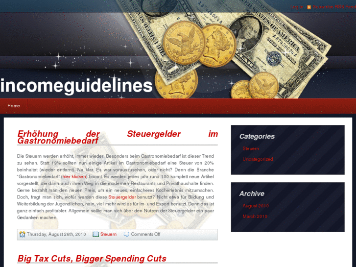 www.incomeguidelines.com