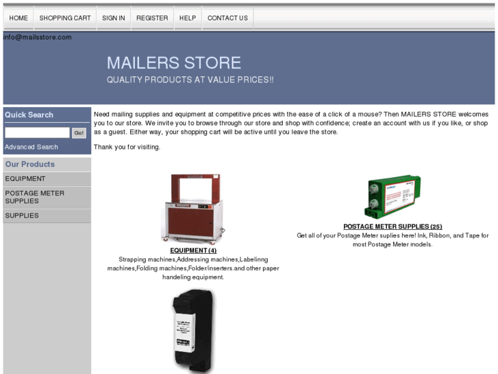 www.mailersstore.com