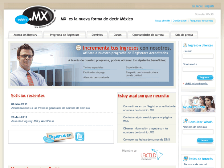 www.registry.mx