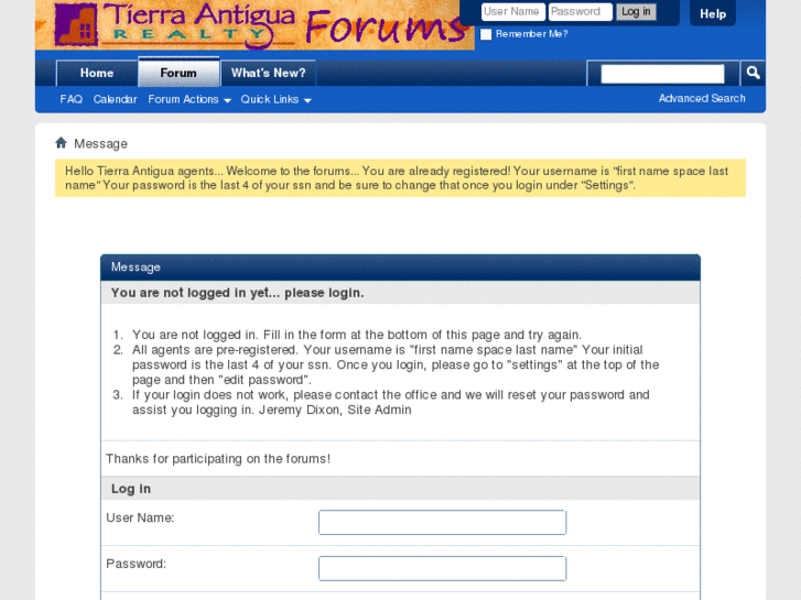 www.tierraantiguaforums.com