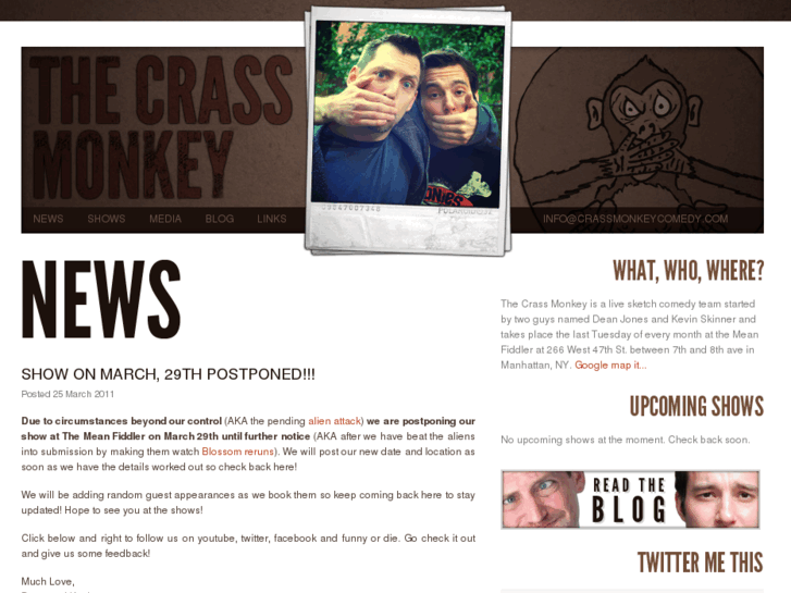 www.crassmonkeycomedy.com