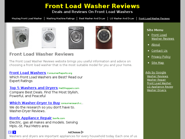 www.frontloadwasherreviews.org