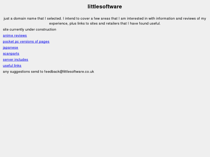 www.littlesoftware.co.uk