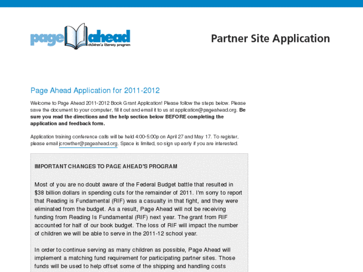 www.pageahead-application.org