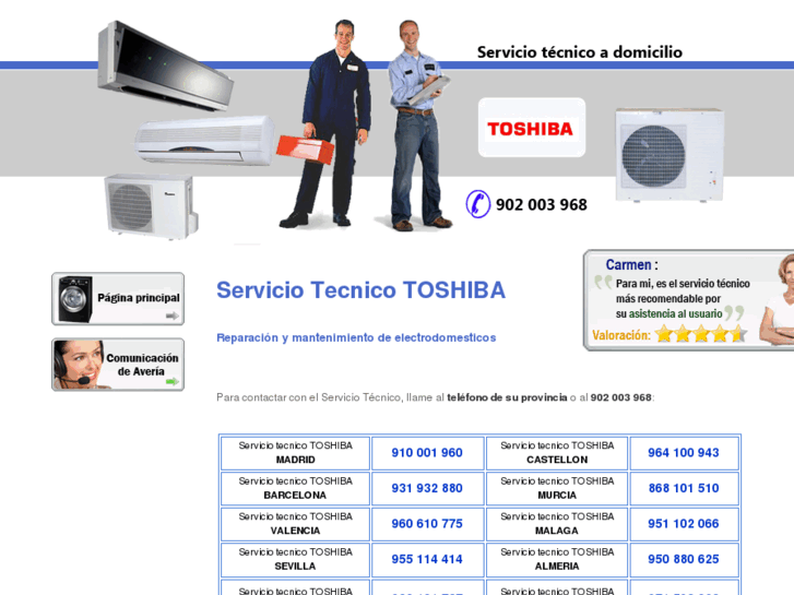 www.servicio-tecnicotoshiba.es