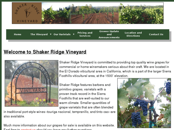 www.shakerridgevineyard.com