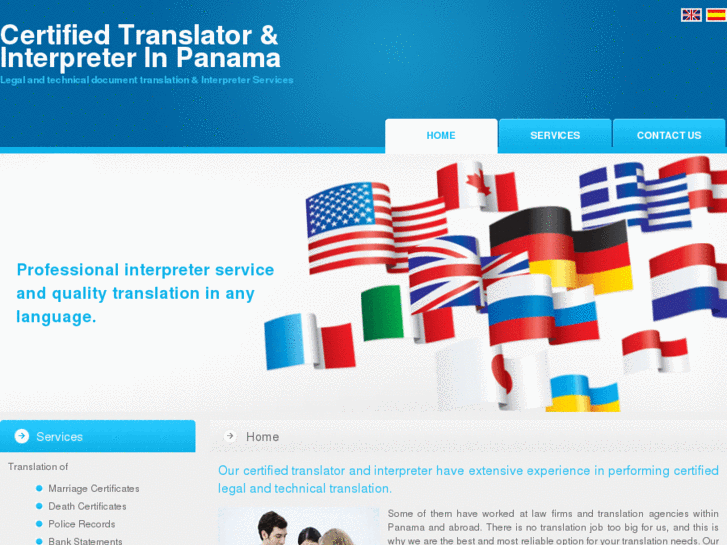 www.translatorinterpreterpanama.com