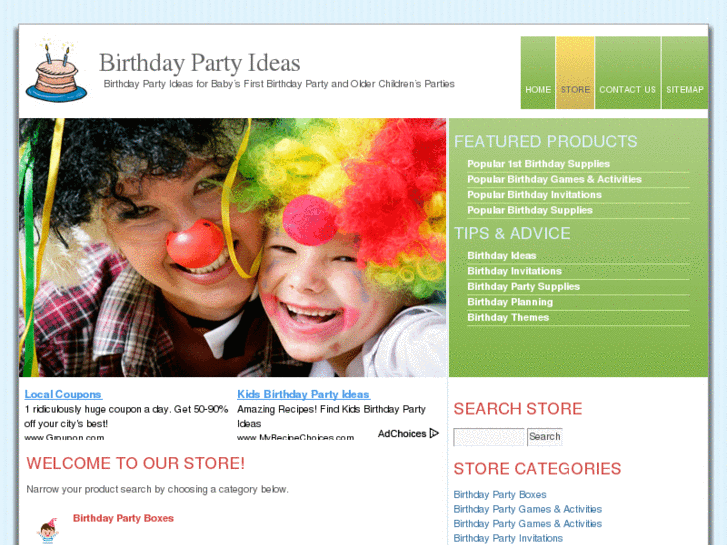 www.birthdaypartyideas2u.com