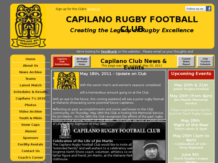 www.capilanorfc.com