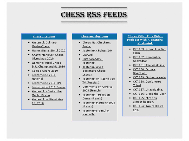 www.chessrssfeeds.com