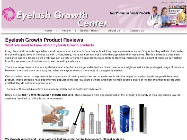 www.eyelashgrowthcenter.com