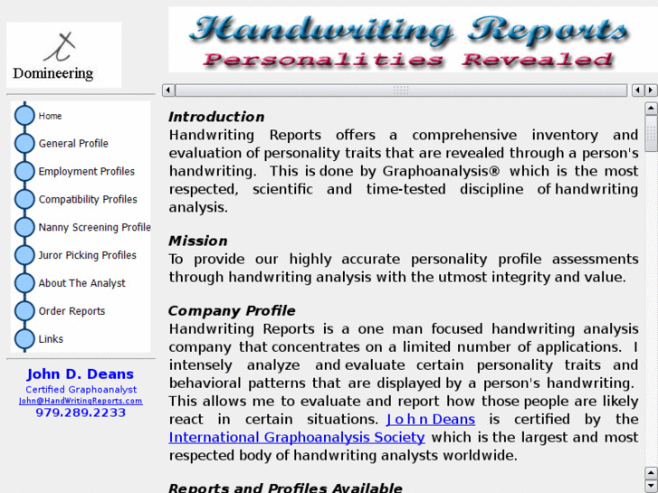 www.handwritingreports.com