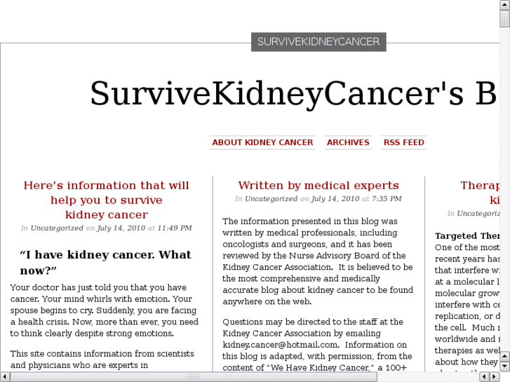 www.survivekidneycancer.com