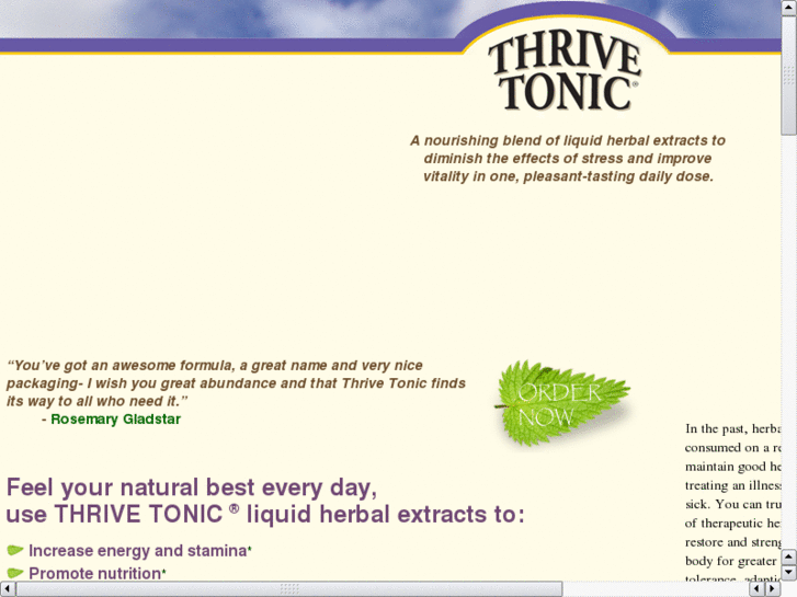 www.thrivetonic.com