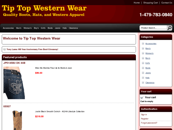 www.tiptopwesternwear.com