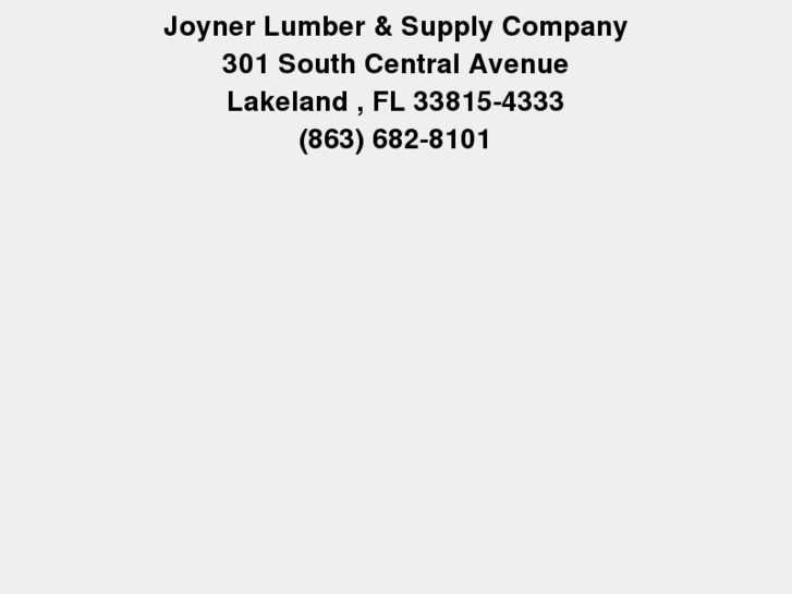 www.joynerlumber.com