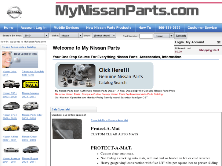 www.mynissanparts.com