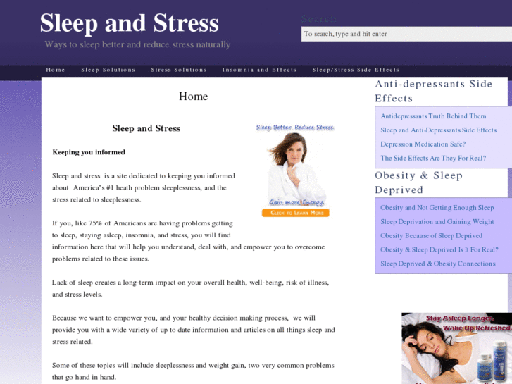 www.sleepandstress.net