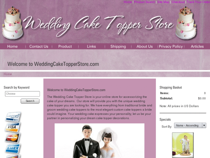 www.weddingcaketopperstore.com