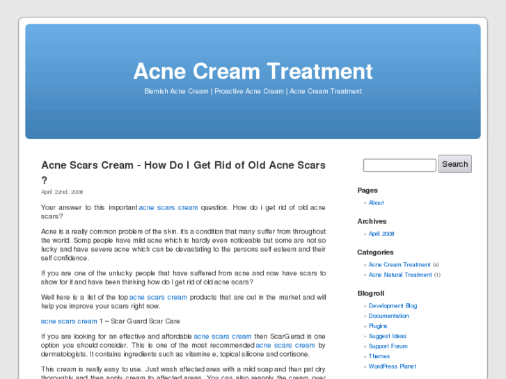 www.acnecreamtreatments.com