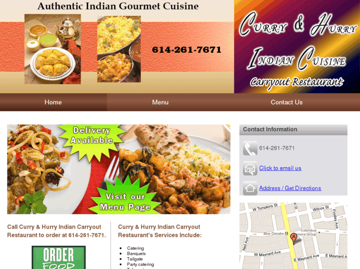 www.curryandhurryindiancarryoutrestaurant.com